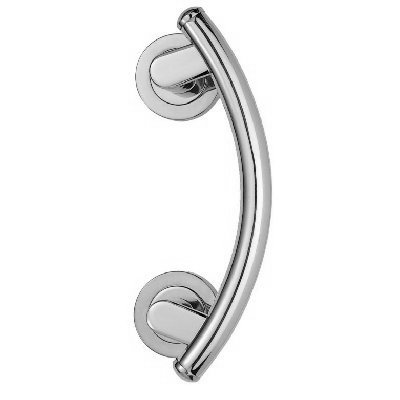 225mm Curved Polished Chrome