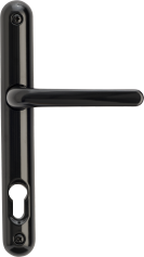 Front Door Aluminium Origin Door Handle Offset Lever Handle Black