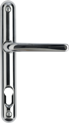 Front Door Aluminium Origin Door Handle Offset Lever Handle Chrome