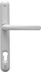 Front Door Aluminium Origin Door Handle Offset Lever Handle White