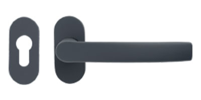 Origin Front Door Handles Anthracite Grey