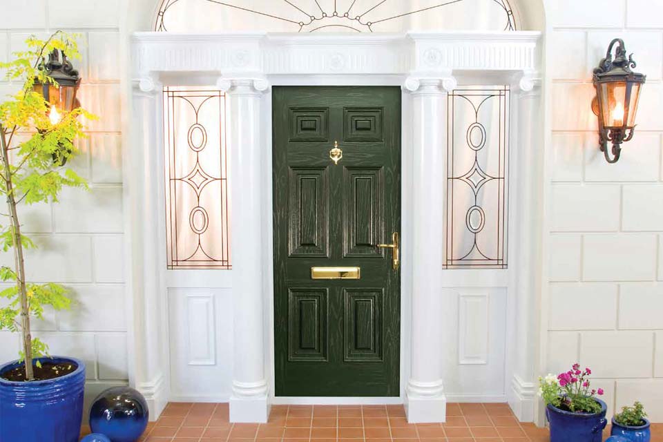Single Black Palladio Composite Door